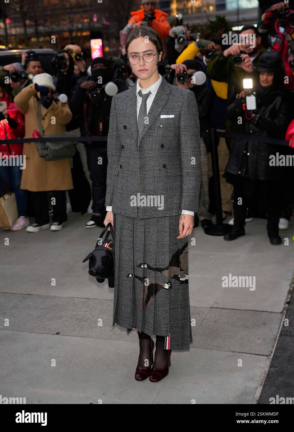 Photo by XNY/STAR MAX/IPx 2025 2/11/25 Ella Emhoff arrives at the Thom