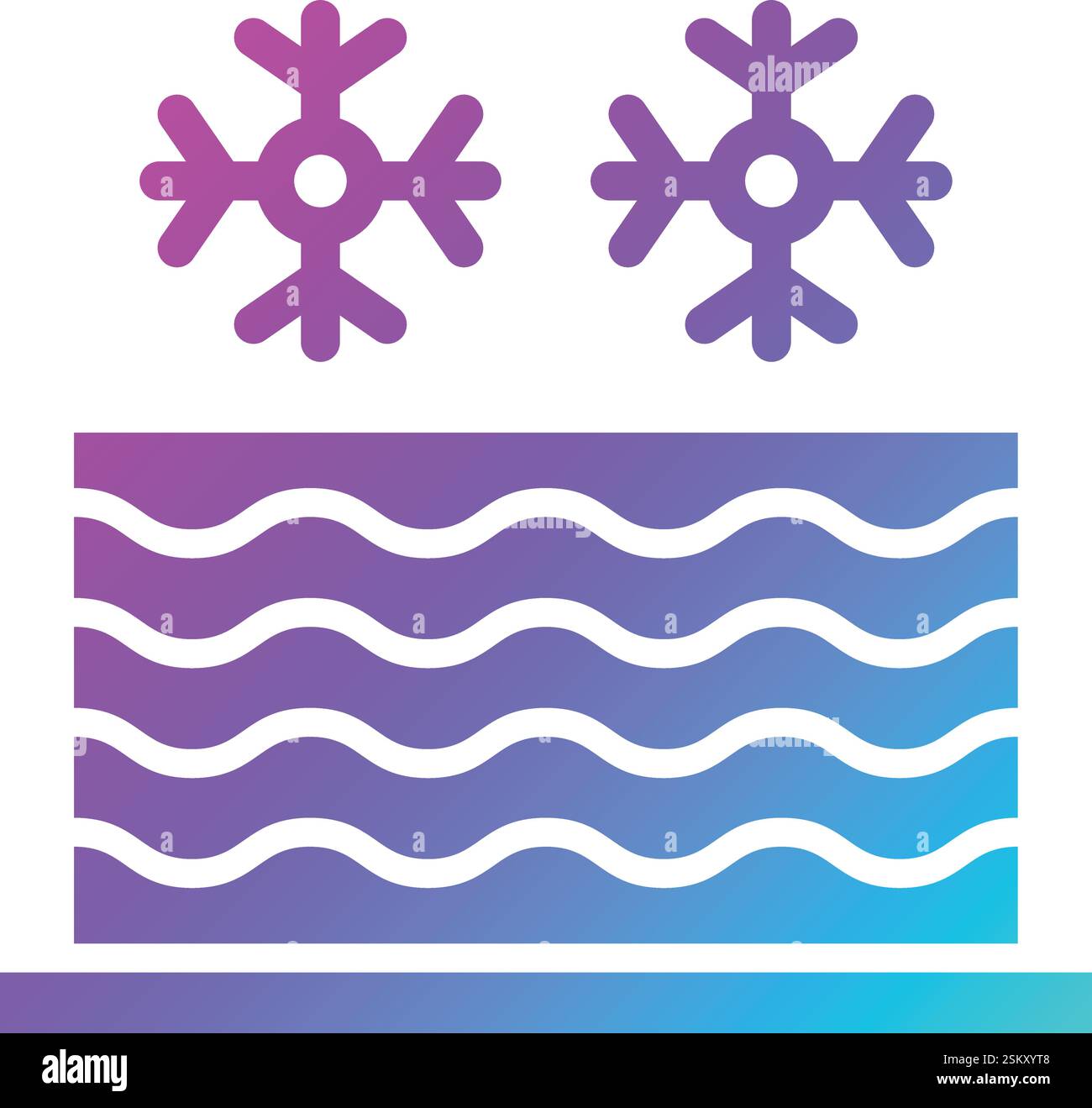 Minimal snowflake design hi-res stock photography and images - Alamy