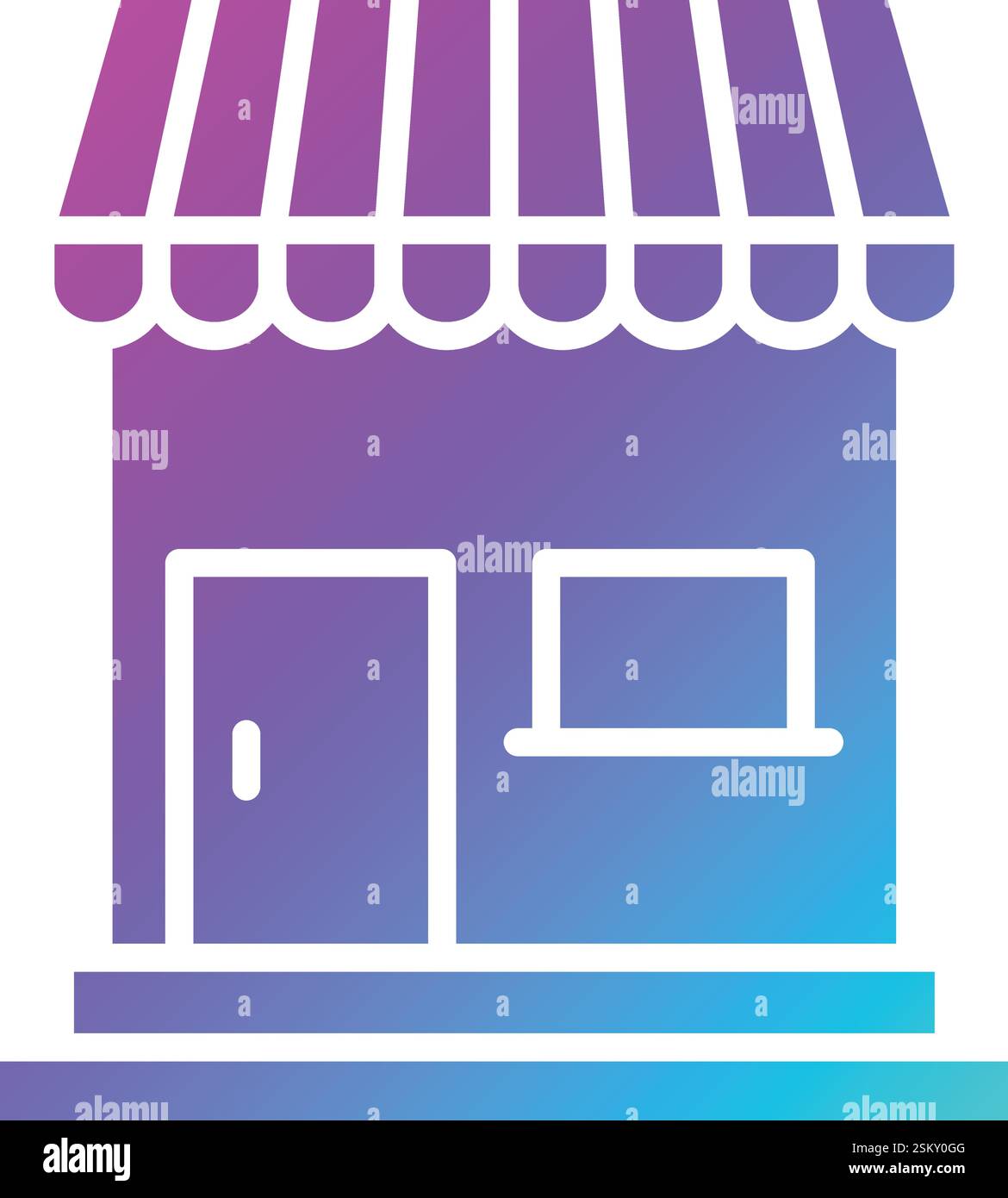 Store Vector Icon Design Illustration Stock Vector