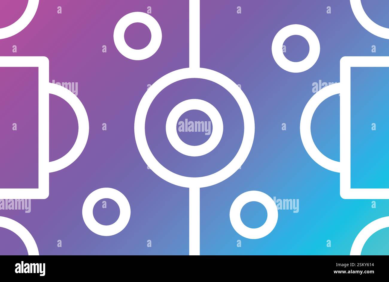 Soccer Field Vector Icon Design Illustration Stock Vector