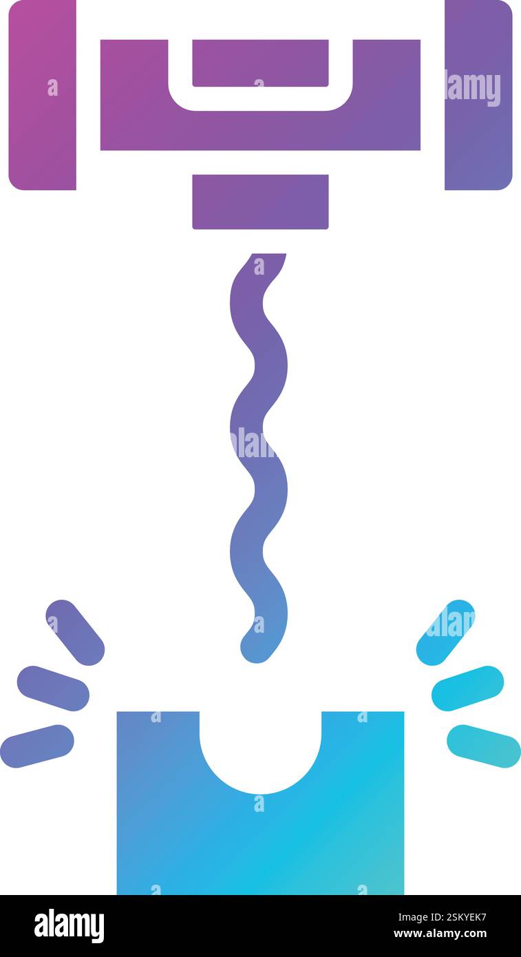 Corkscrew Vector Icon Design Illustration Stock Vector