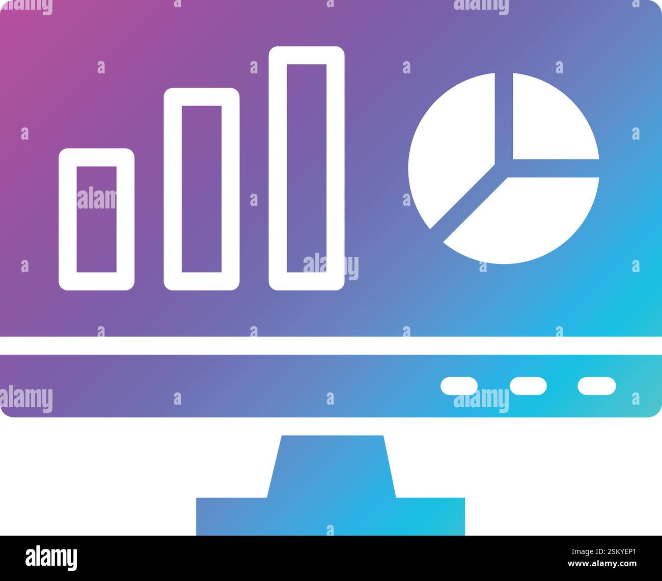 Web analytics Vector Icon Design Illustration Stock Vector