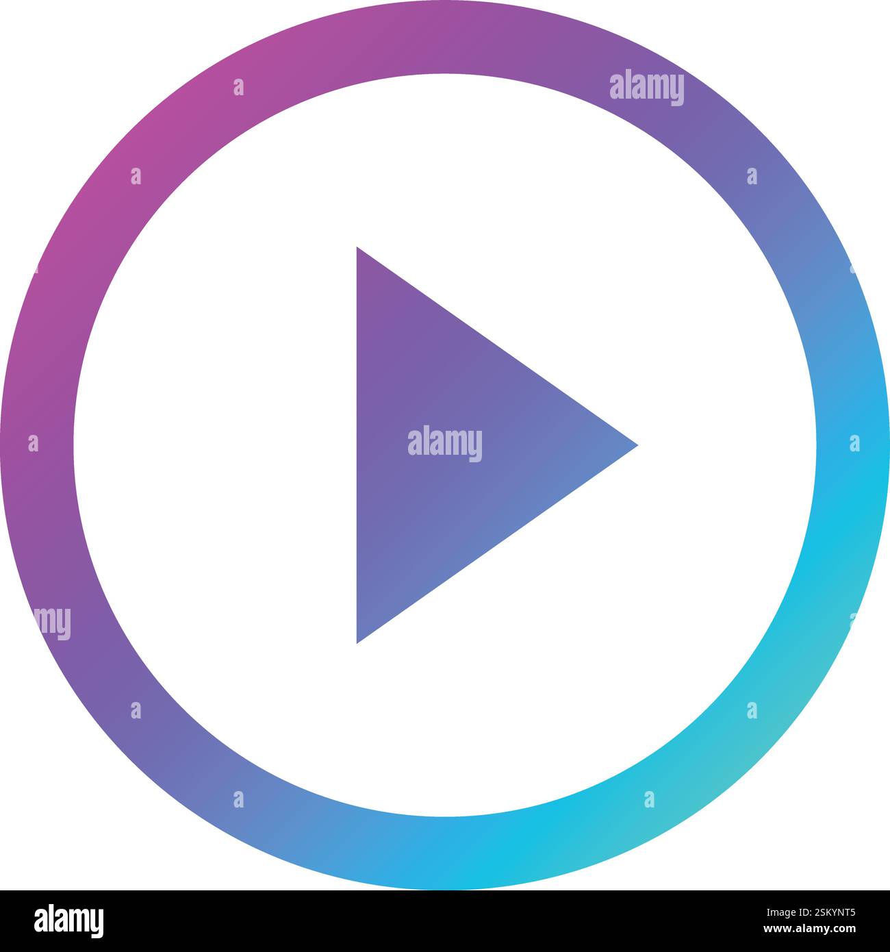Play Button Vector Icon Design Illustration Stock Vector