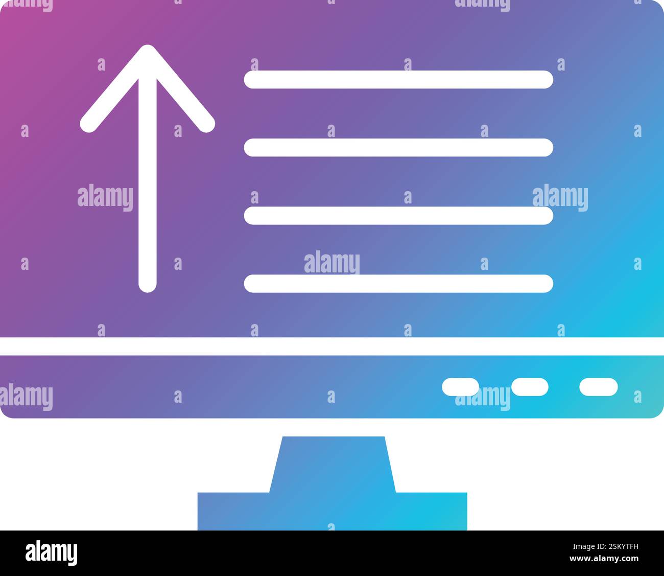 Vertical Vector Icon Design Illustration Stock Vector Image & Art - Alamy
