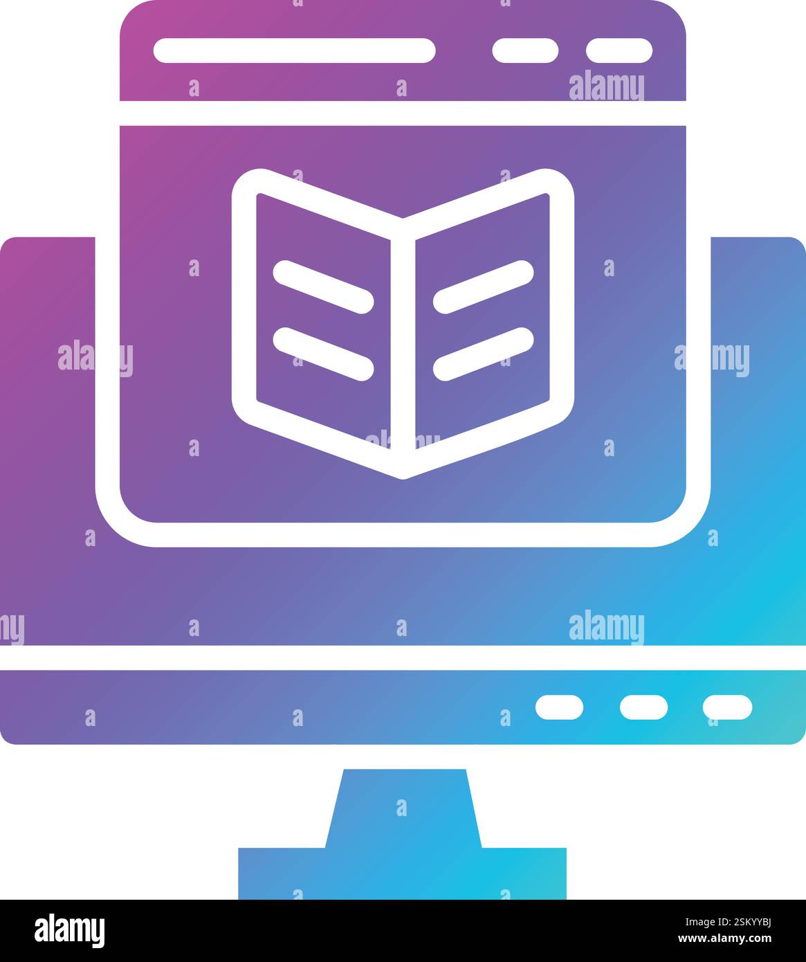 Book Vector Icon Design Illustration Stock Vector