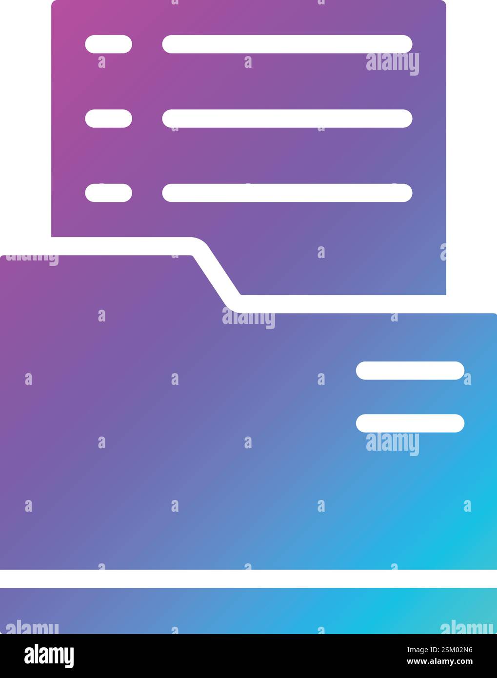 Dossier Vector Icon Design Illustration Stock Vector