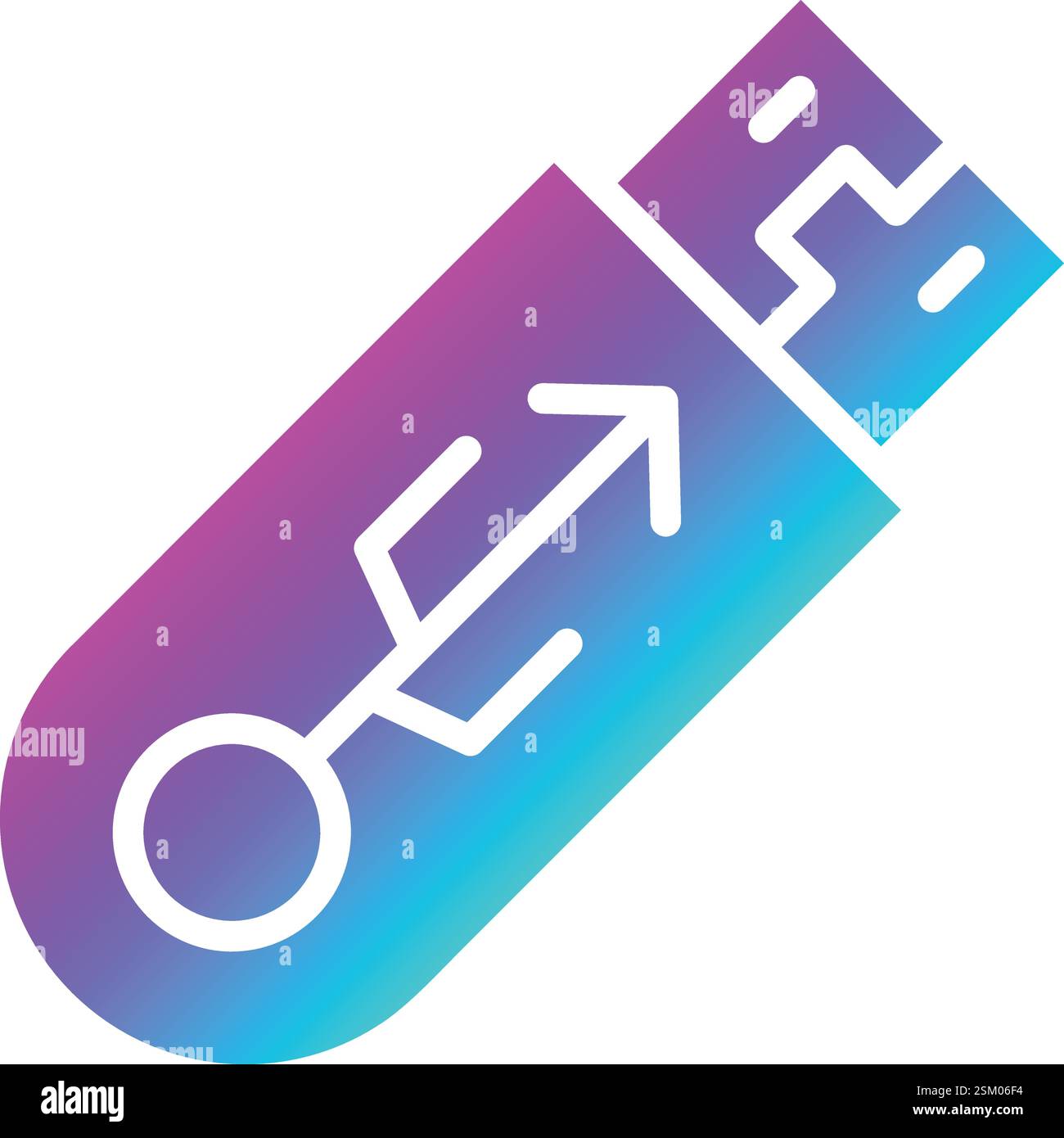 Pendrive Vector Icon Design Illustration Stock Vector