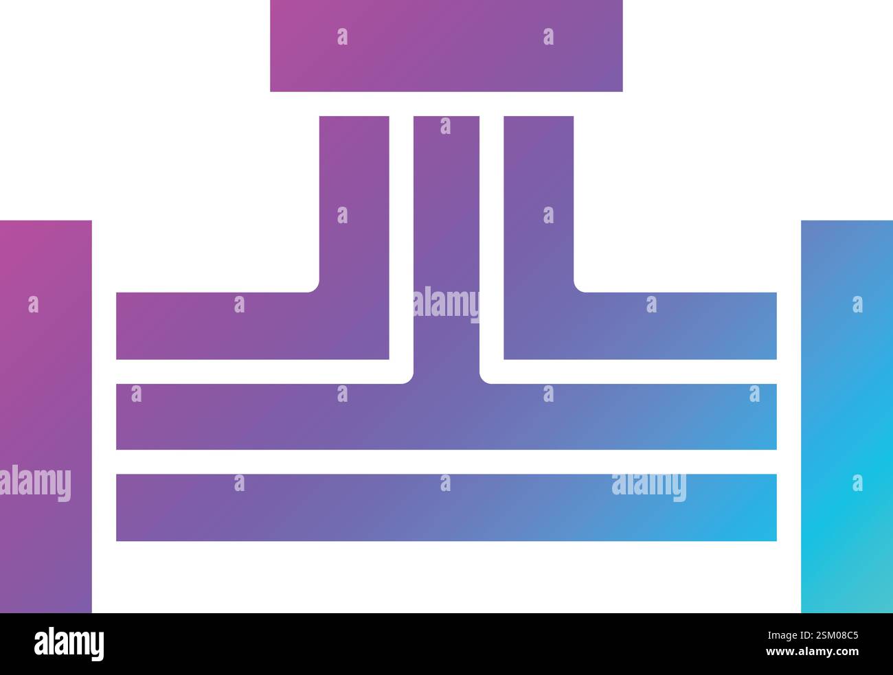Pipe Variant Vector Icon Design Illustration Stock Vector