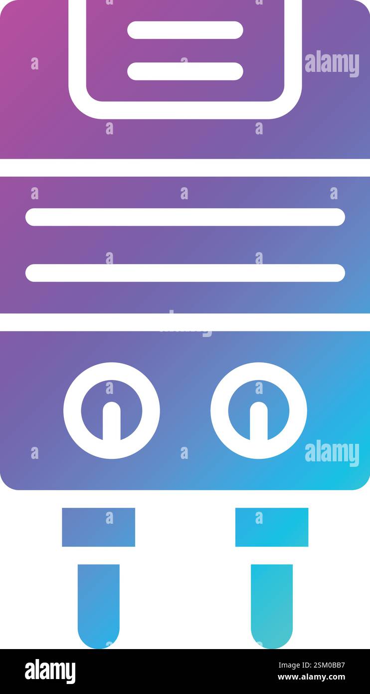 Boiler Vector Icon Design Illustration Stock Vector