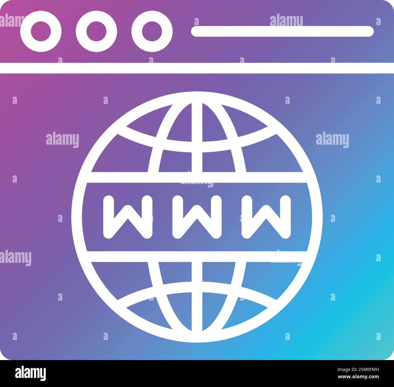 Web Browser Vector Icon Design Illustration Stock Vector