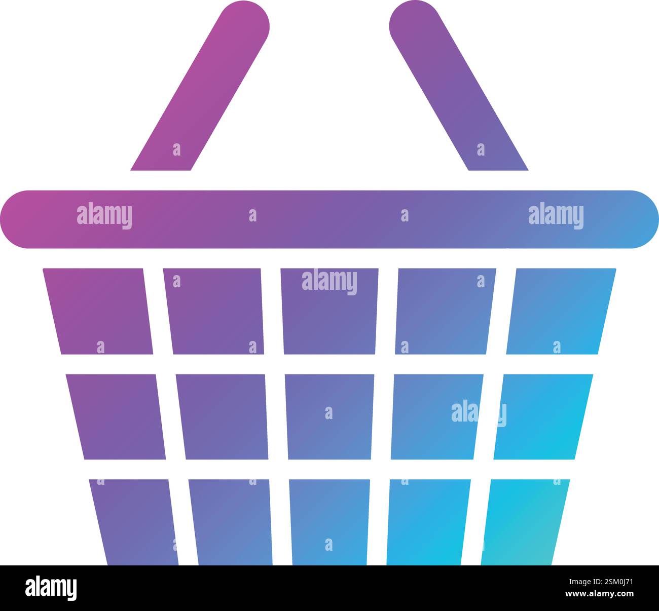 Picnic Basket Vector Icon Design Illustration Stock Vector