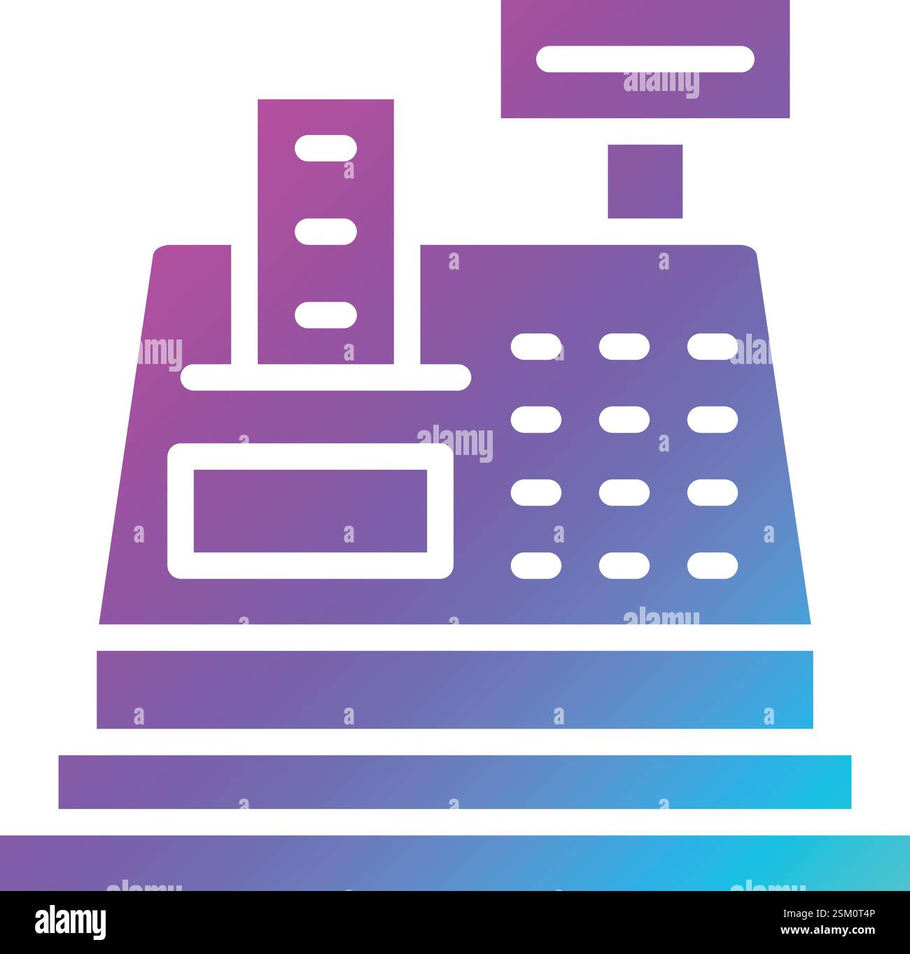 Cash Counter Vector Icon Design Illustration Stock Vector Image & Art ...