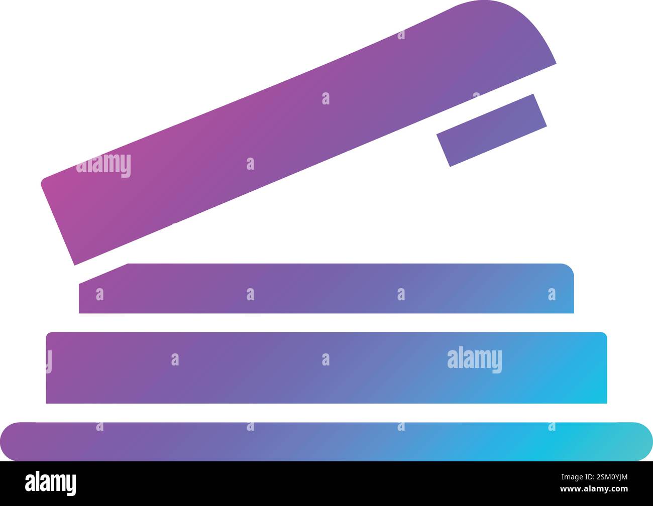 Stapler Vector Icon Design Illustration Stock Vector