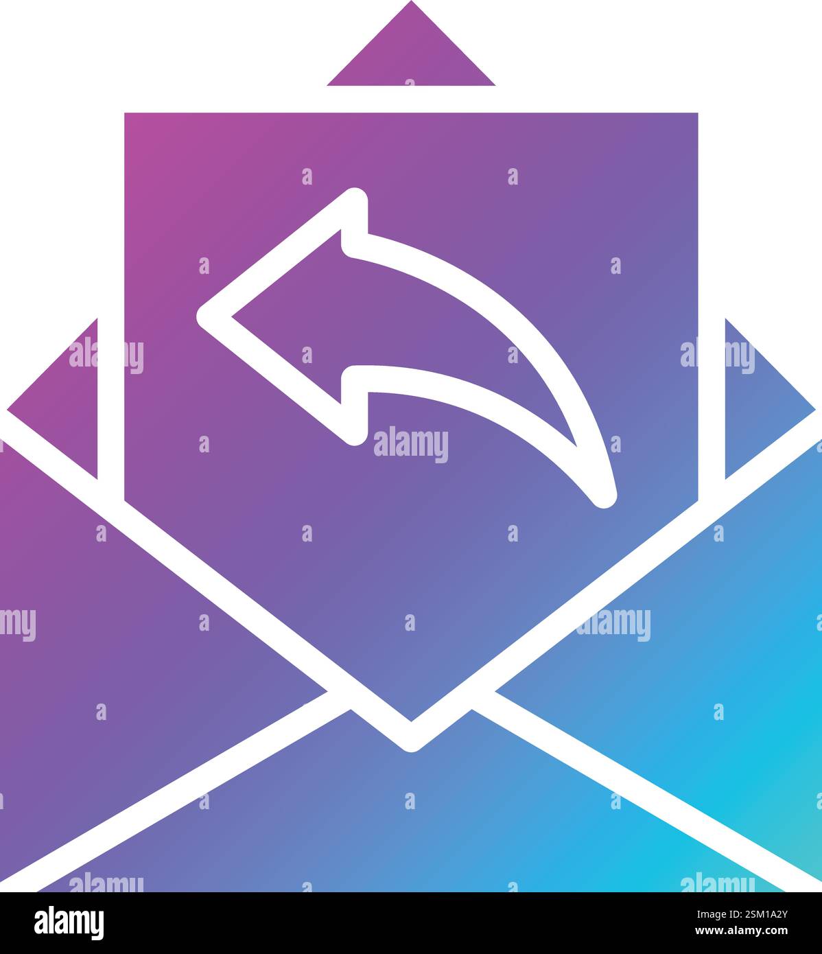 Reply Vector Icon Design Illustration Stock Vector
