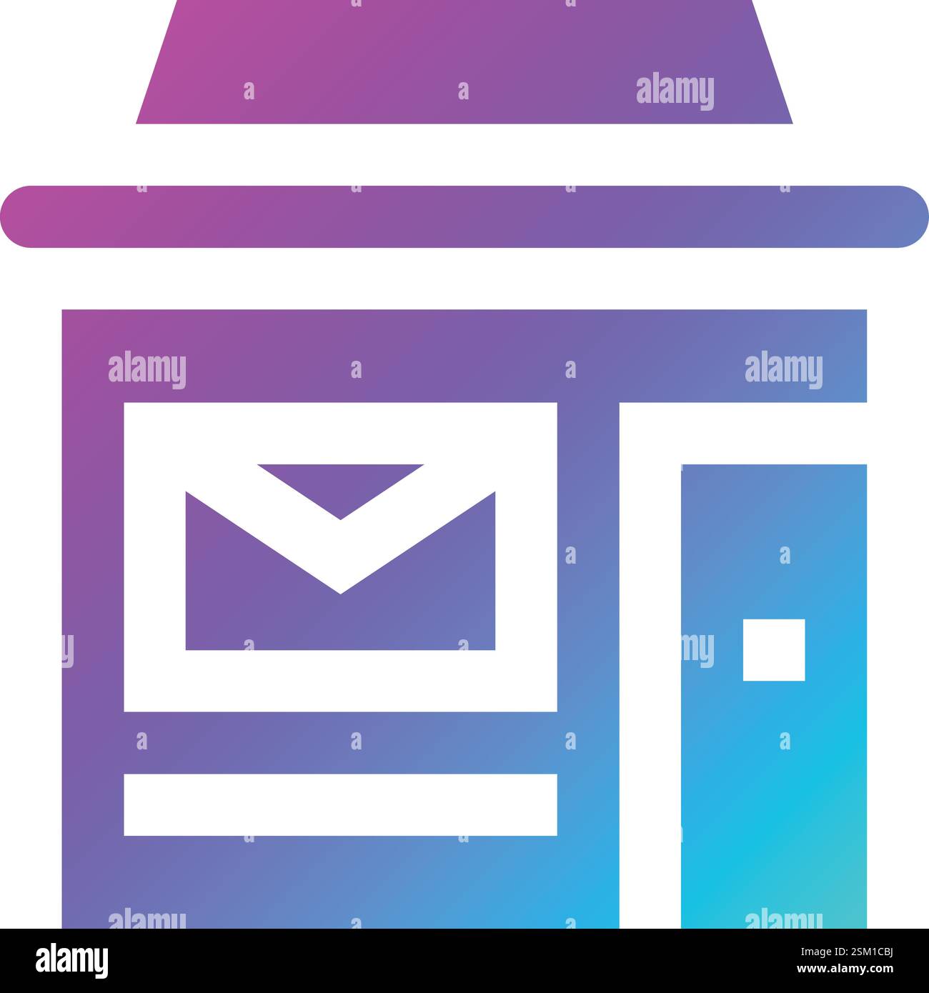 Cargo Post Office Vector Icon Design Illustration Stock Vector