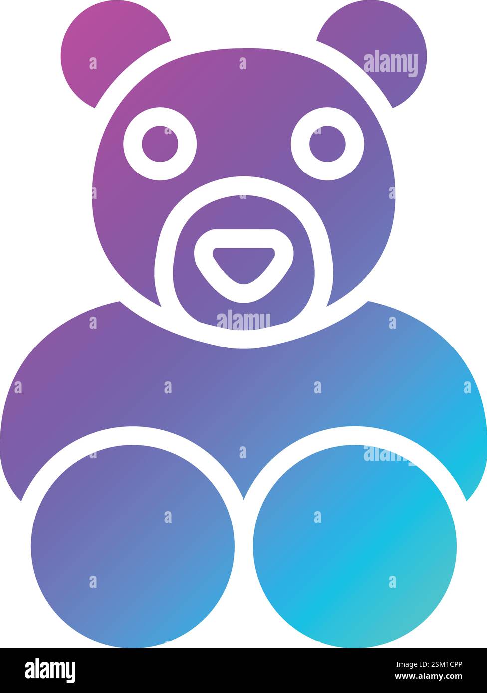 Bear Vector Icon Design Illustration Stock Vector