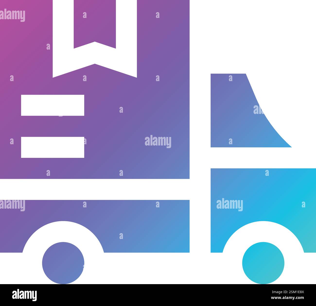 Delivery Truck Vector Icon Design Illustration Stock Vector