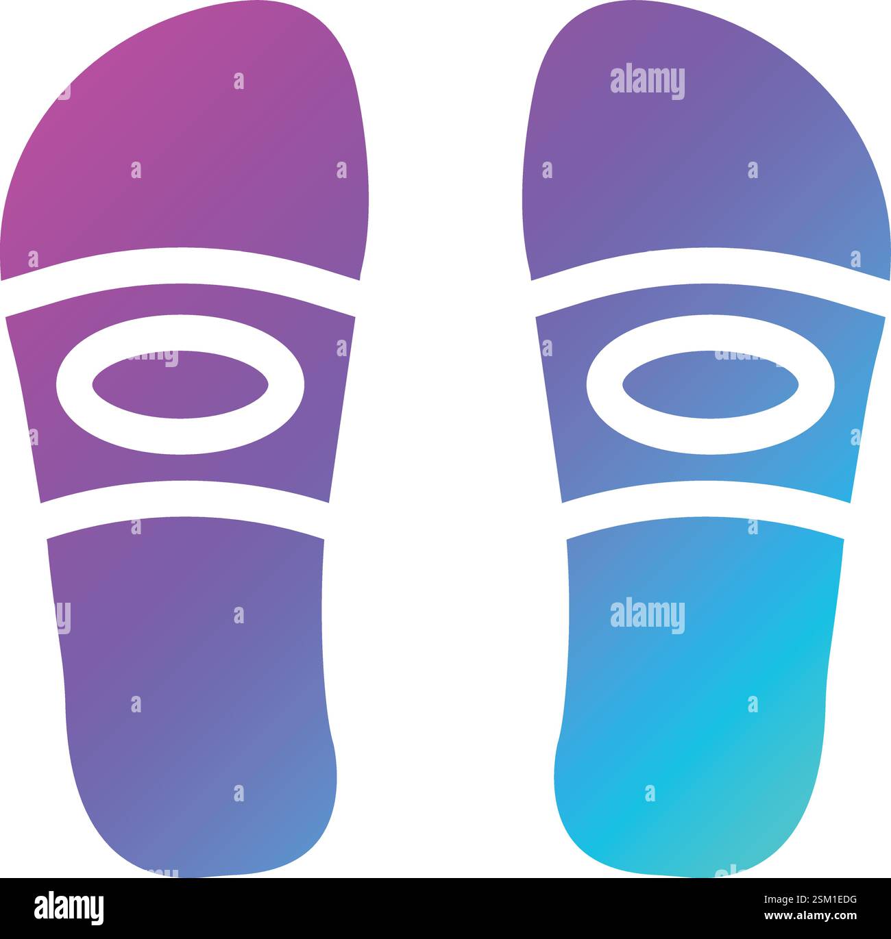Slippers Vector Icon Design Illustration Stock Vector