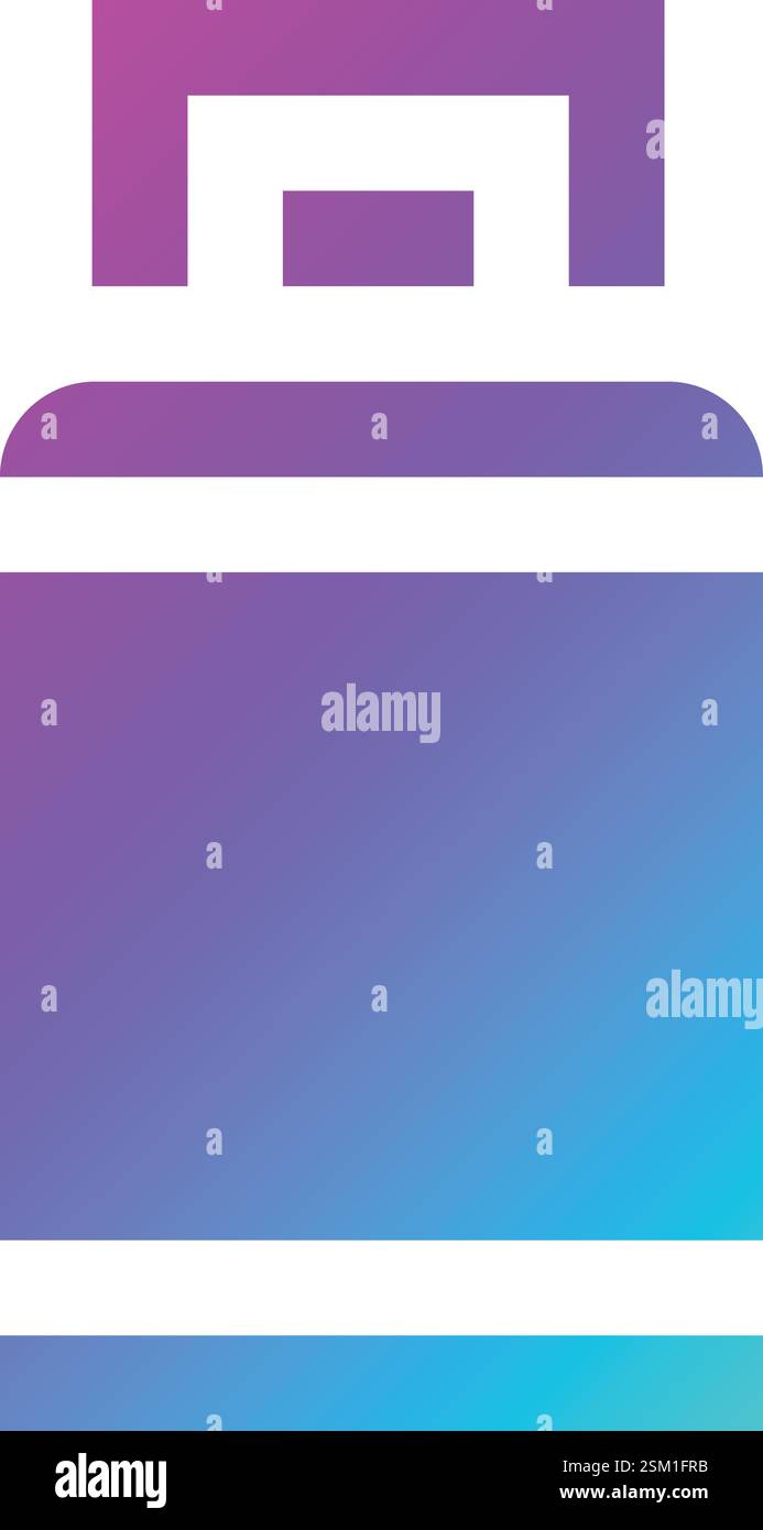 Tiffin Vector Icon Design Illustration Stock Vector