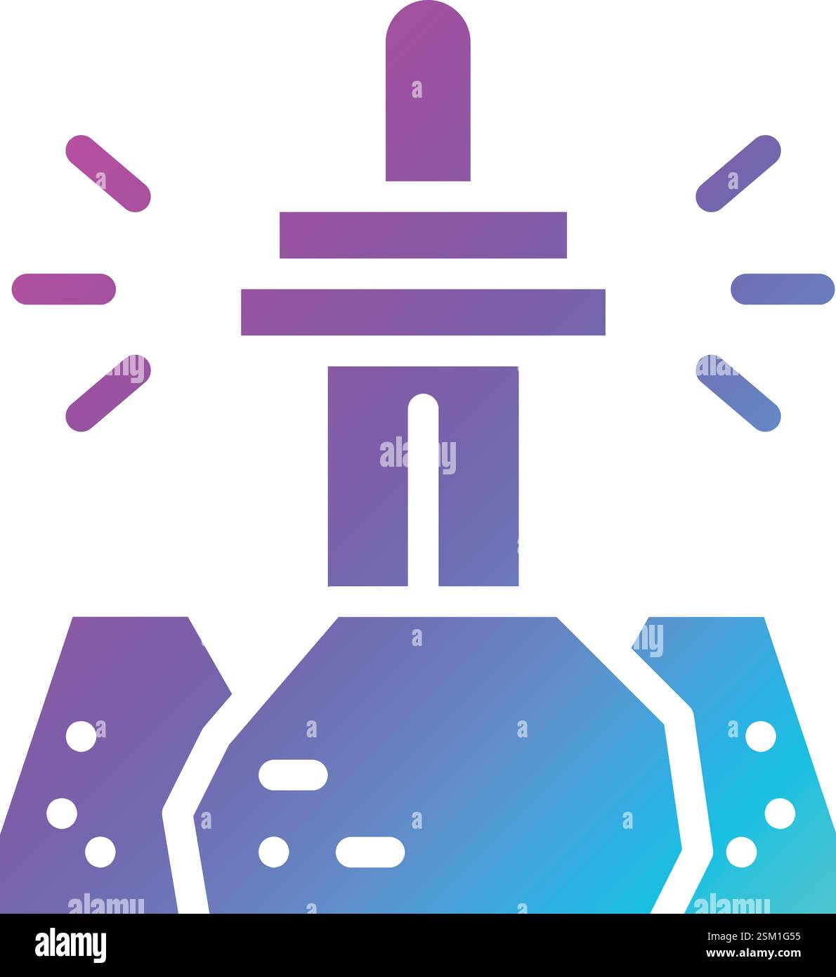 Excalibur Vector Icon Design Illustration Stock Vector