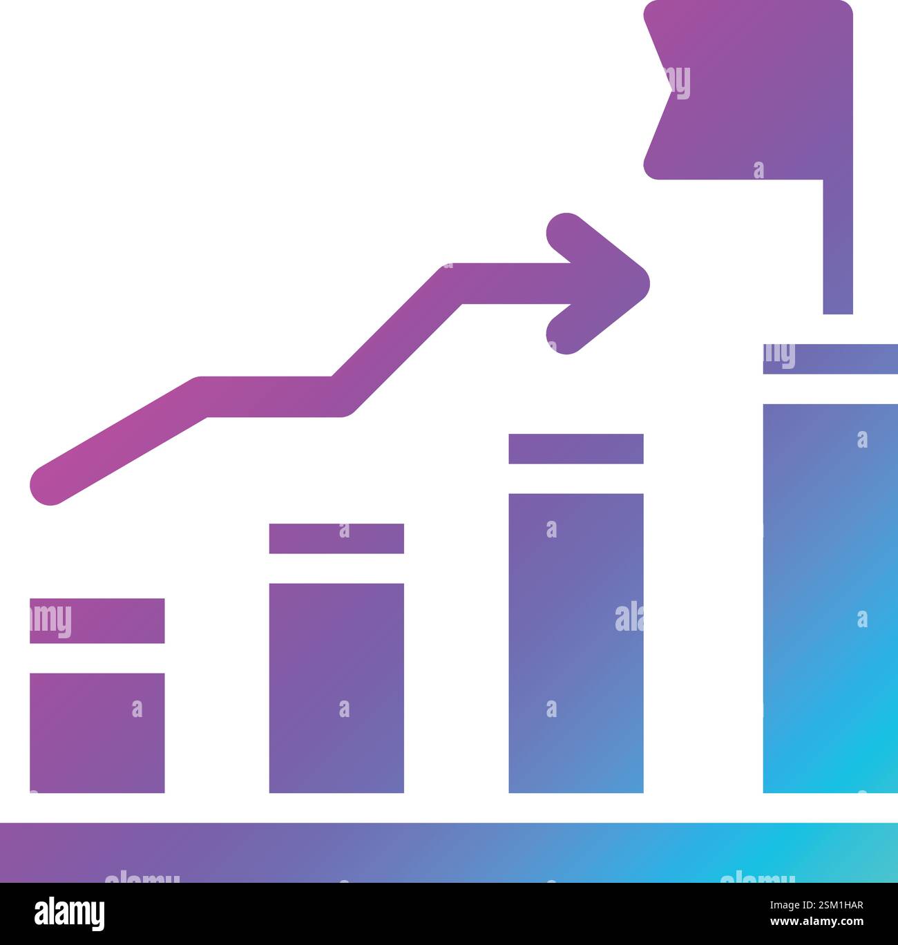 Business Success Vector Icon Design Illustration Stock Vector