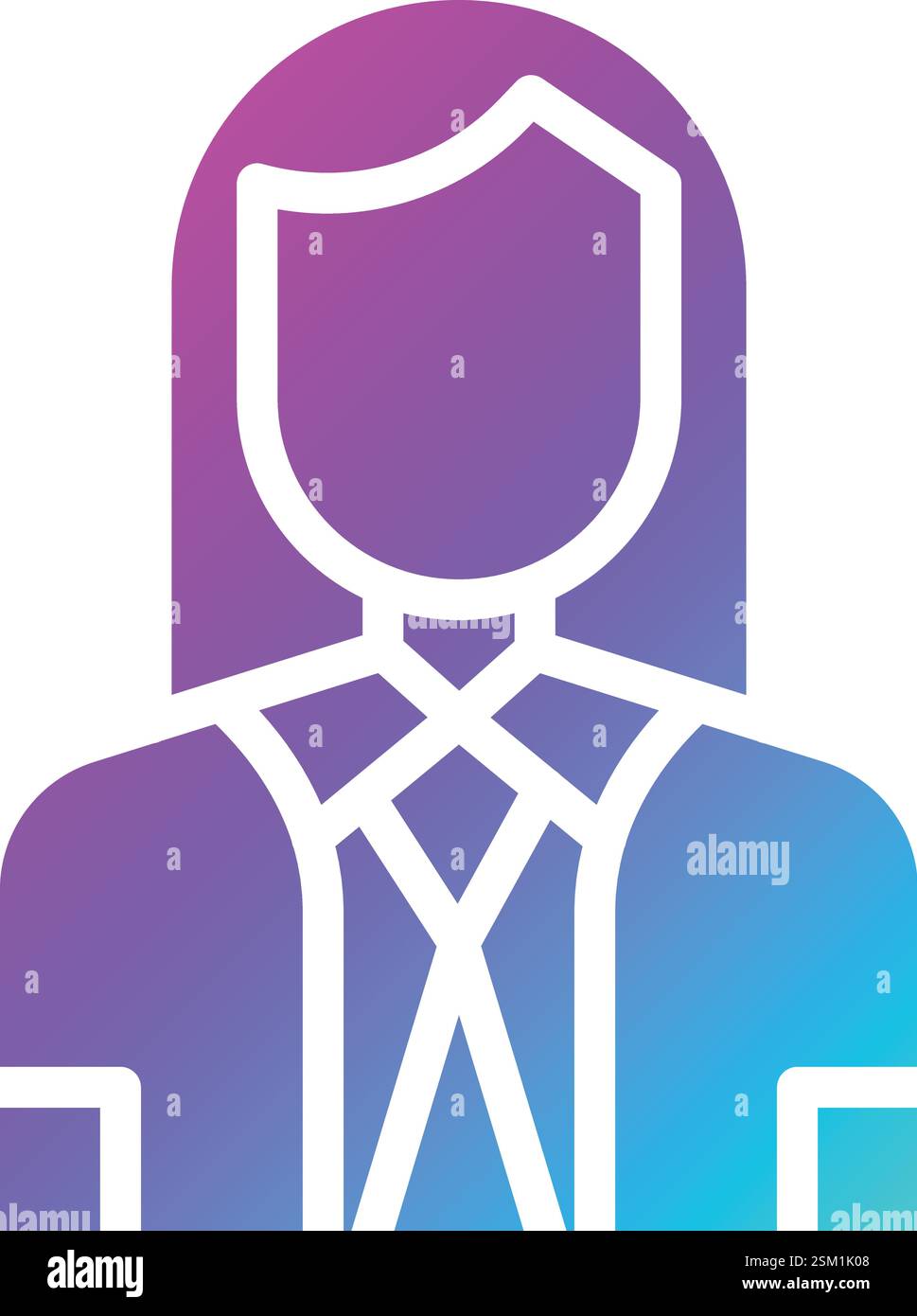 Company Secertary Vector Icon Design Illustration Stock Vector
