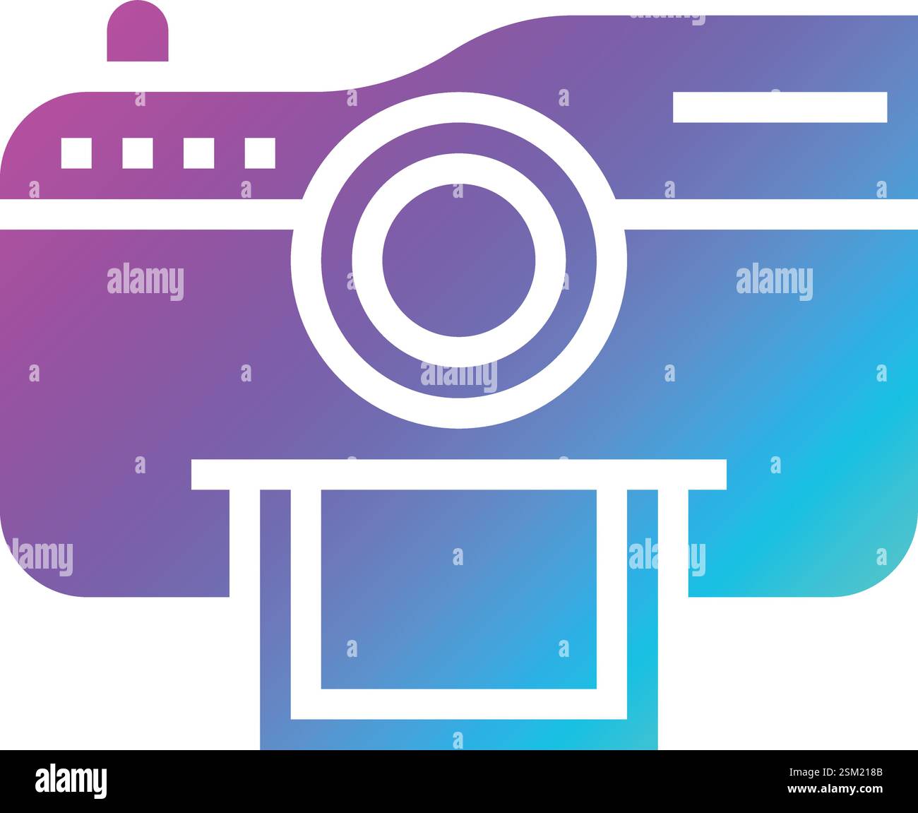 Instant photography Vector Icon Design Illustration Stock Vector