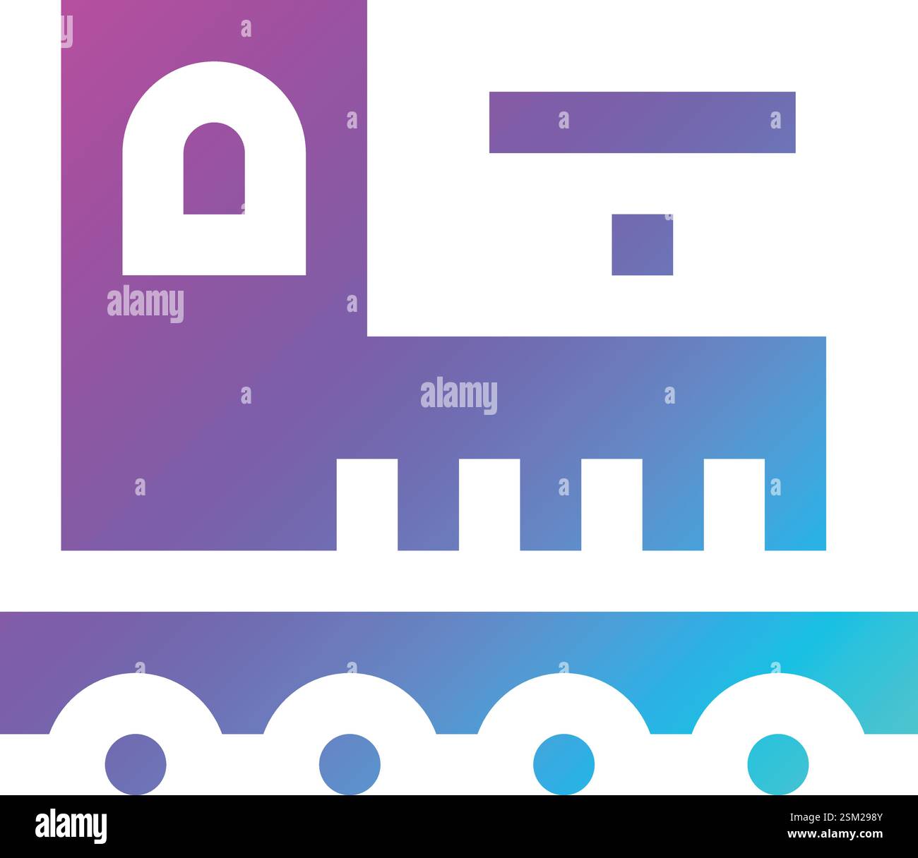Train Vector Icon Design Illustration Stock Vector