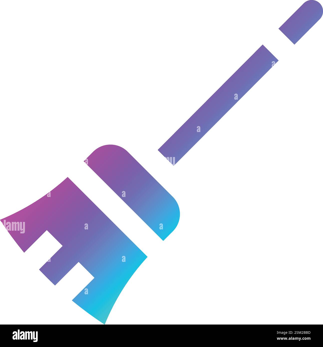 Feather duster Vector Icon Design Illustration Stock Vector
