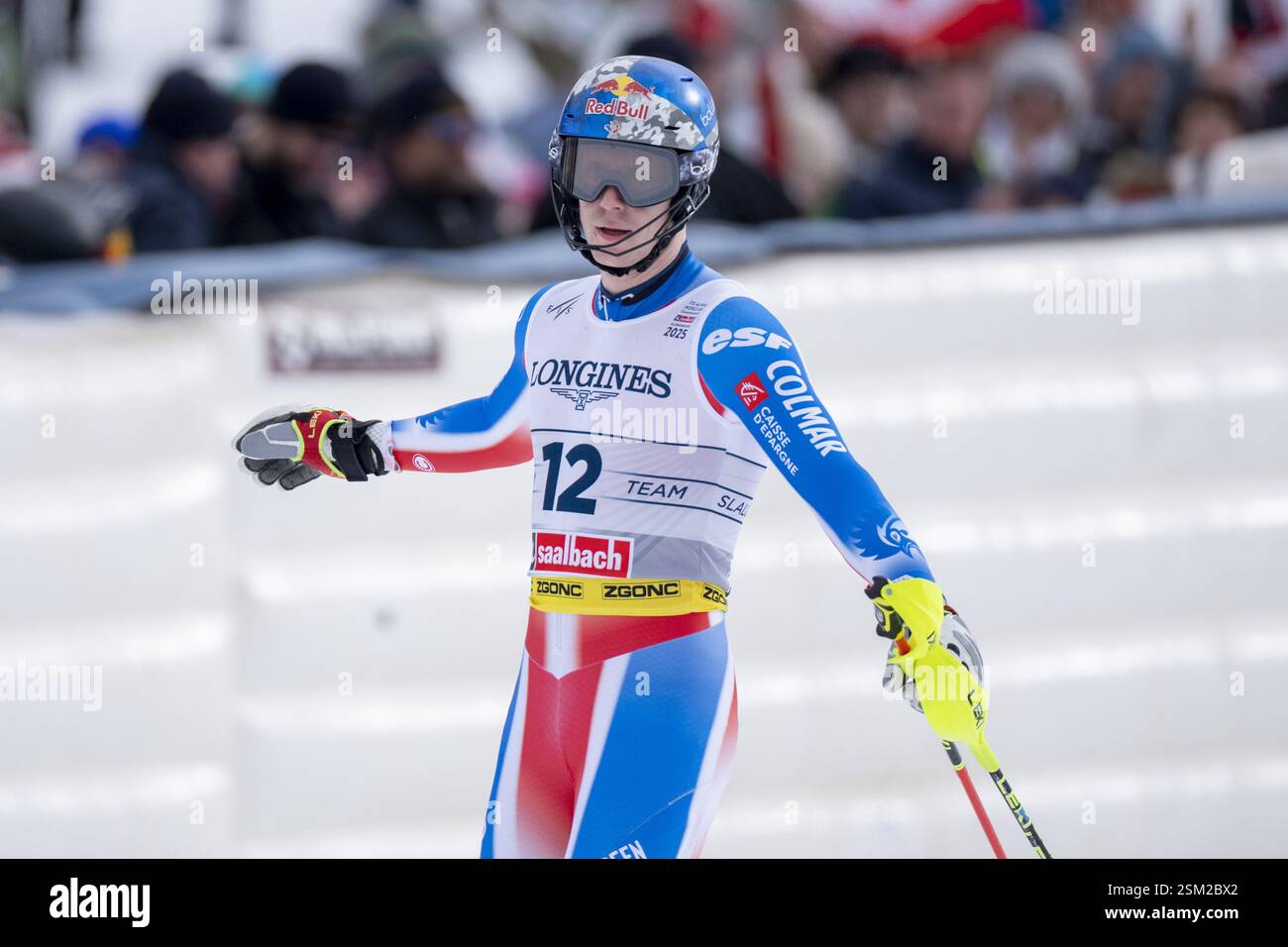 Saalbach, Austria. 12th Feb, 2025. Benjamin Ritchie of United States of ...