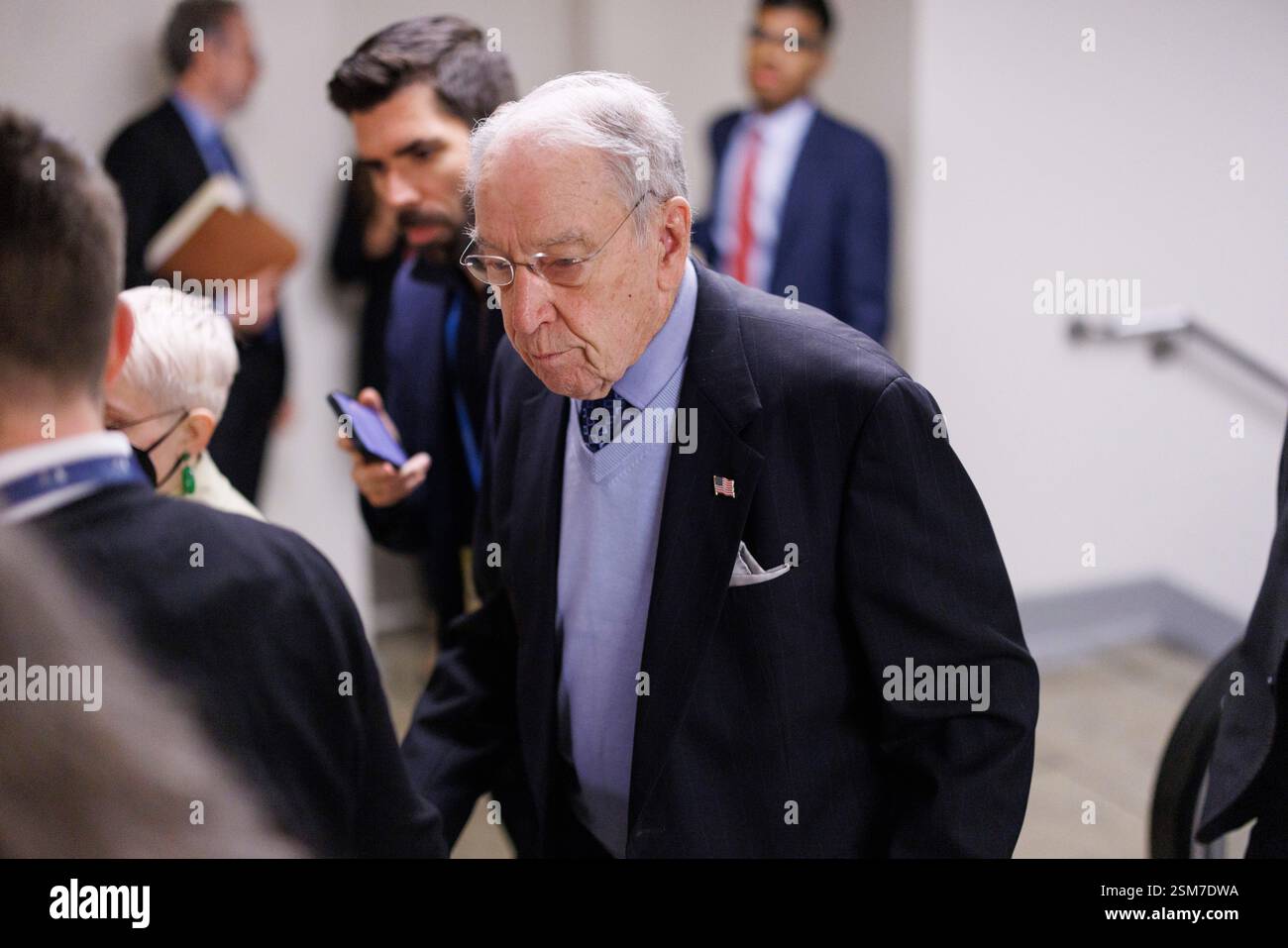 Washington, United States. 12th Feb, 2025. Senator Chuck Grassley (R-IA ...