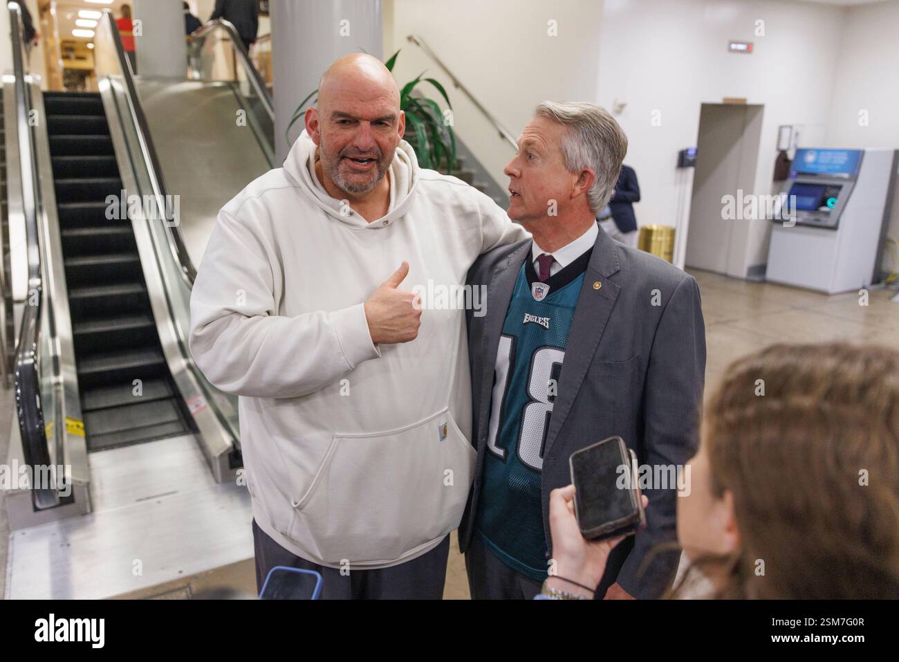 Washington, United States. 12th Feb, 2025. Senator John Fetterman (D-PA ...