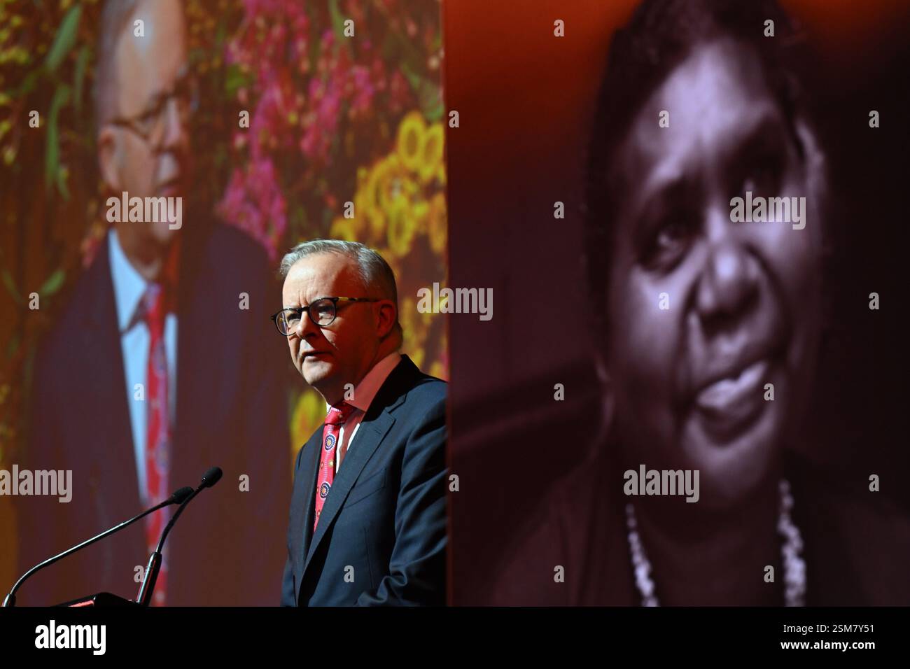 Canberra, Australia. 13th Feb, 2025. Australian Prime Minister Anthony