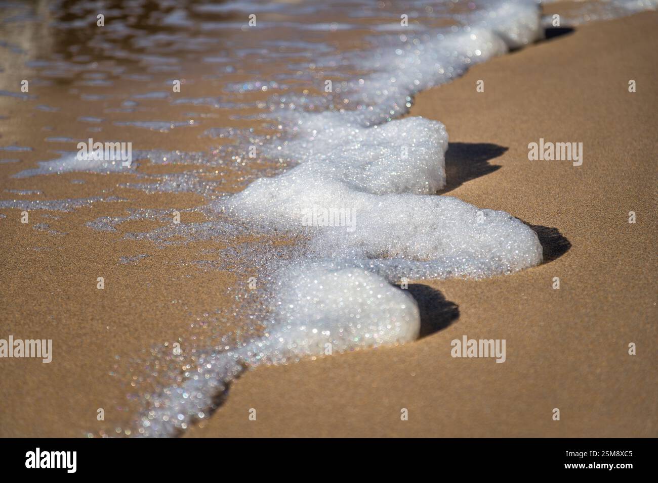 Close up foamy wave gently hi-res stock photography and images - Alamy