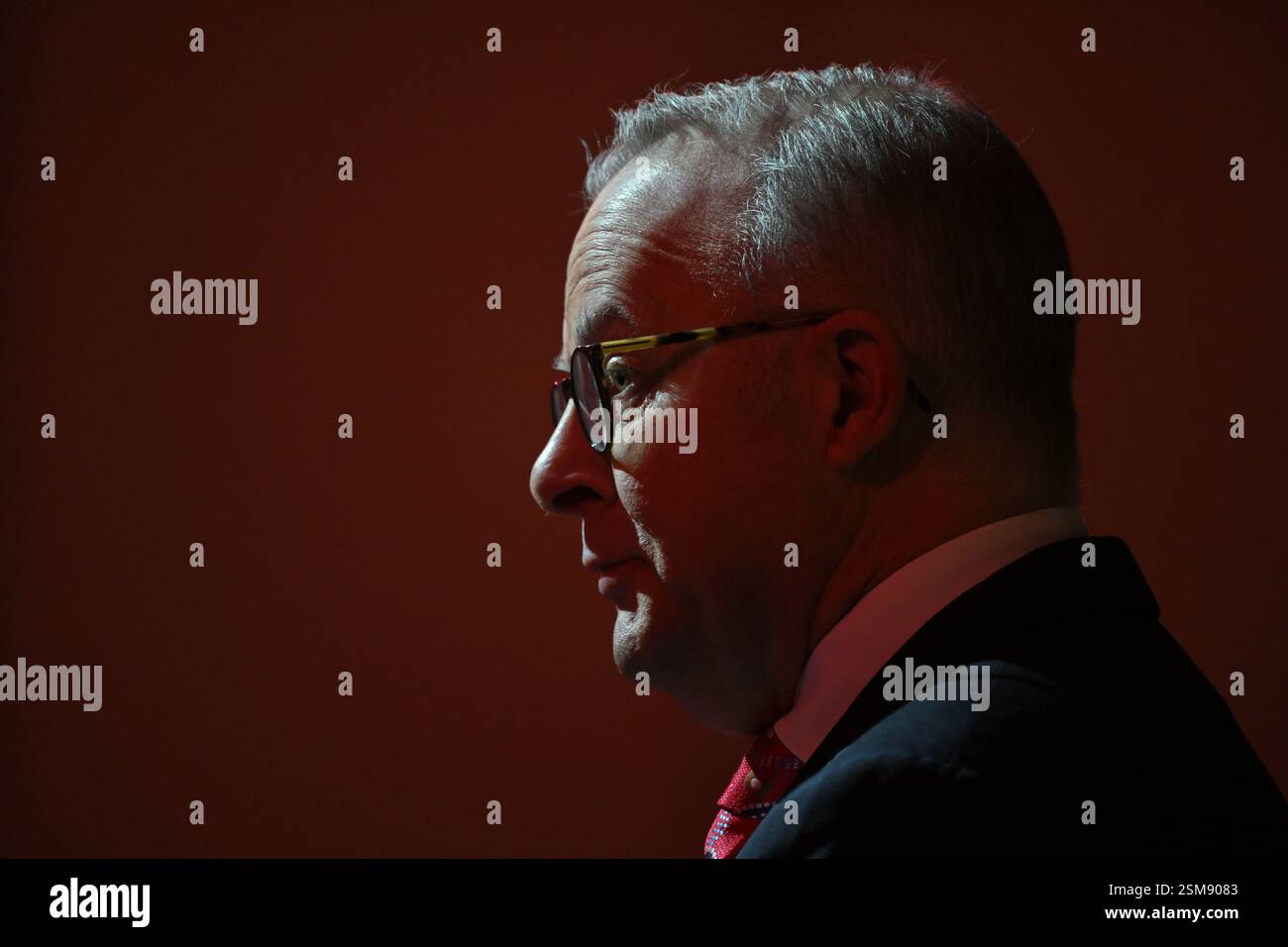 Canberra, Australia. 13th Feb, 2025. Prime Minister Anthony Albanese