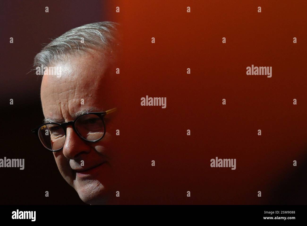 Canberra, Australia. 13th Feb, 2025. Prime Minister Anthony Albanese