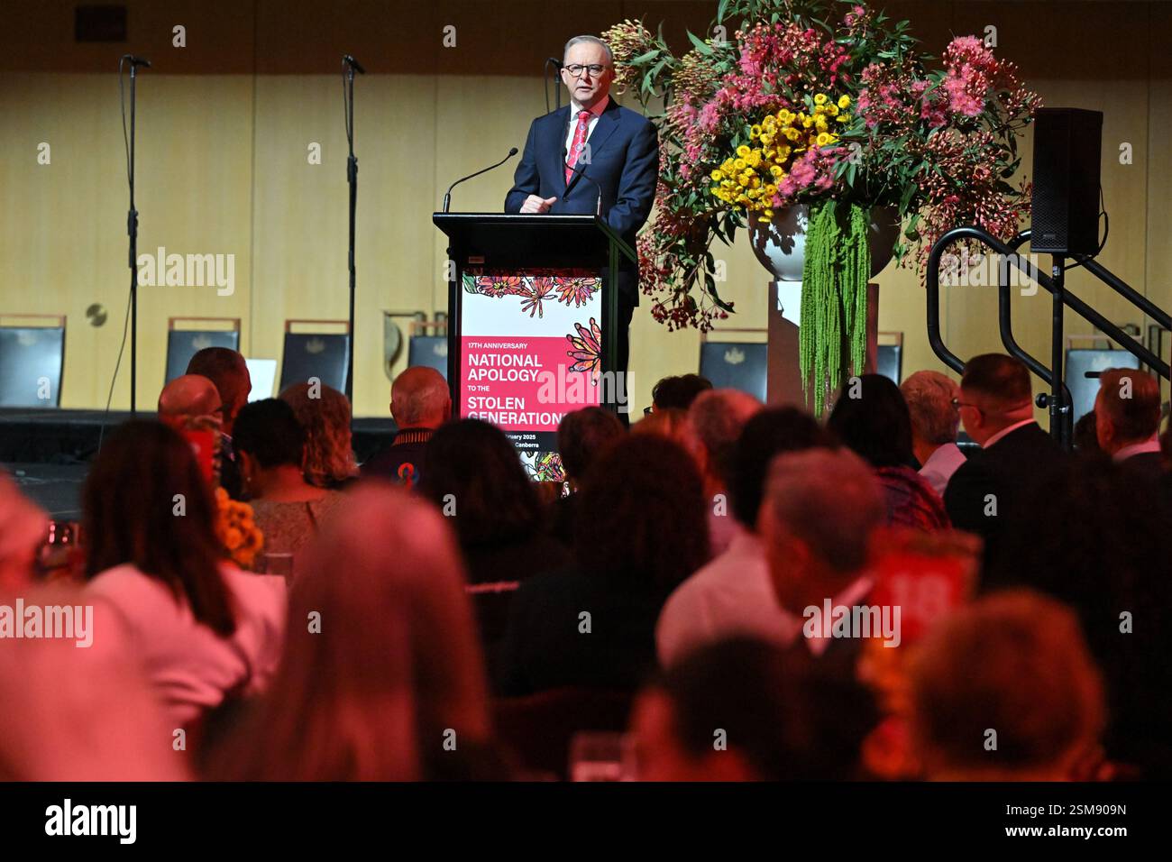 Canberra, Australia. 13th Feb, 2025. Prime Minister Anthony Albanese