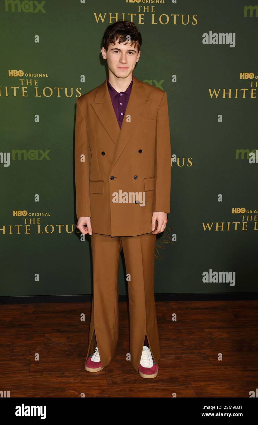 The white lotus season 3 sam nivola hires stock photography and images