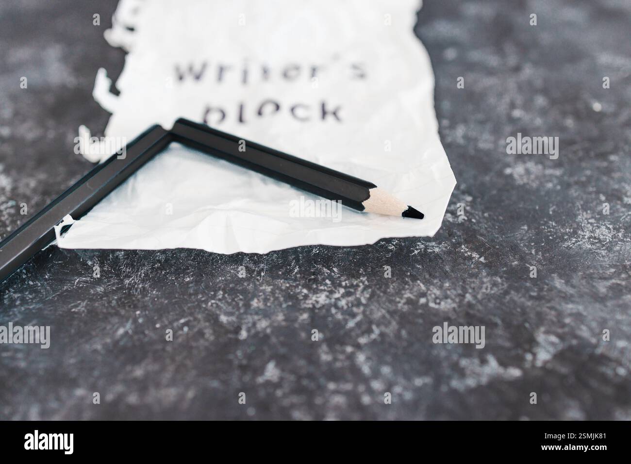 writer's block and overwhelm from deadlines conceptual image with ...