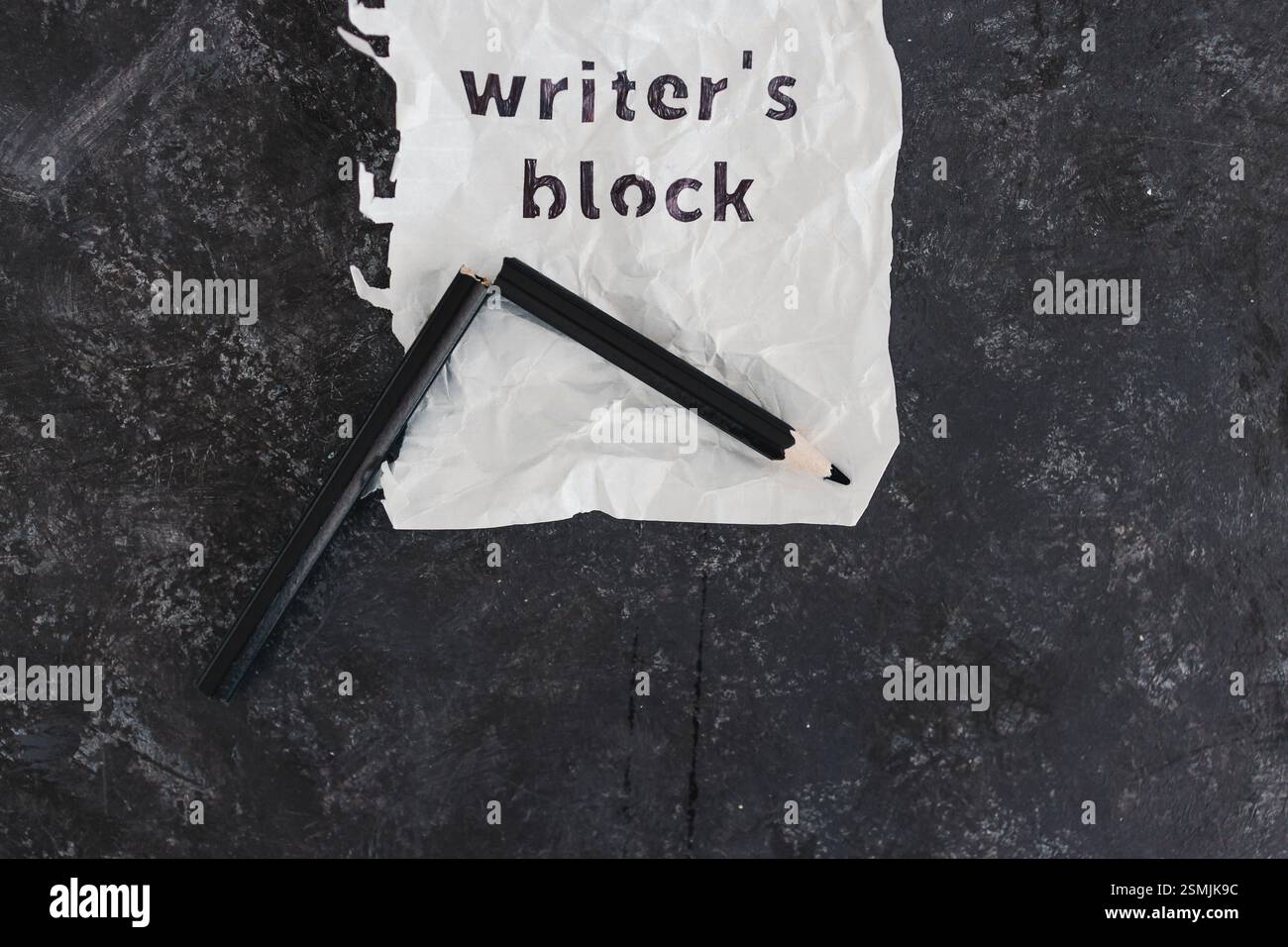 writer's block and overwhelm from deadlines conceptual image with ...