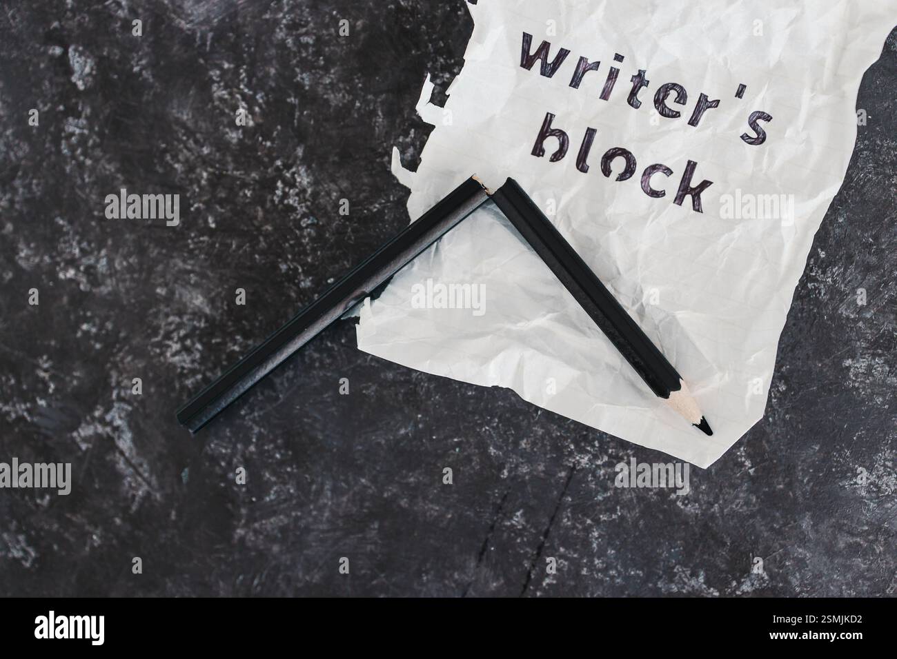 writer's block and overwhelm from deadlines conceptual image with ...