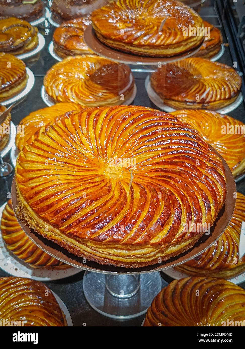 Epiphany, King's cake, close-up Stock Photo