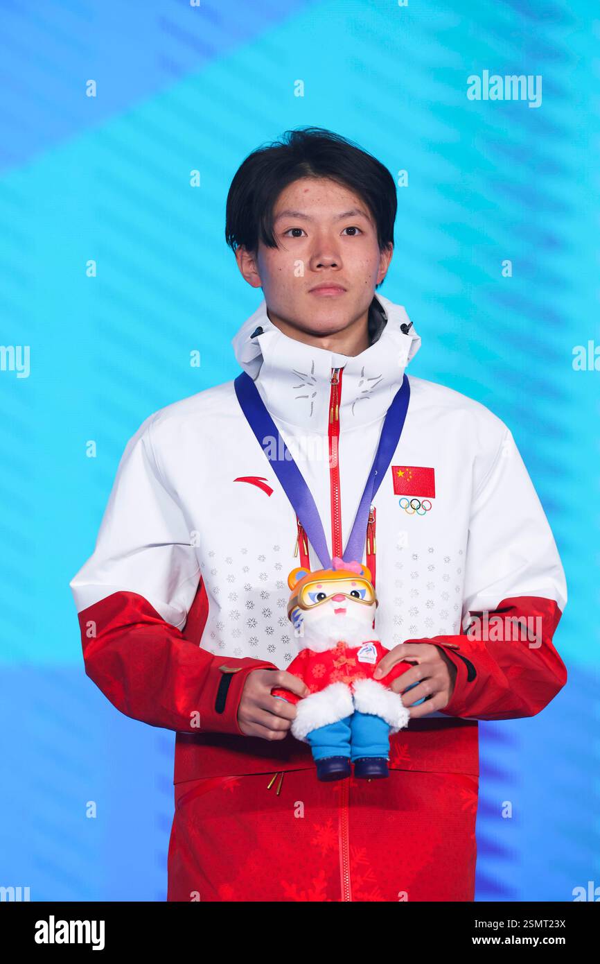 LIU Haoyu (CHN), FEBRUARY 8, 2025 : Snowboard Men Slopestyle Medal ...