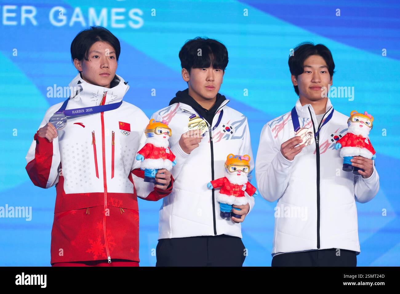 (L to R) LIU Haoyu (CHN), LEE Chaeun (KOR), KANG Donghun (KOR ...