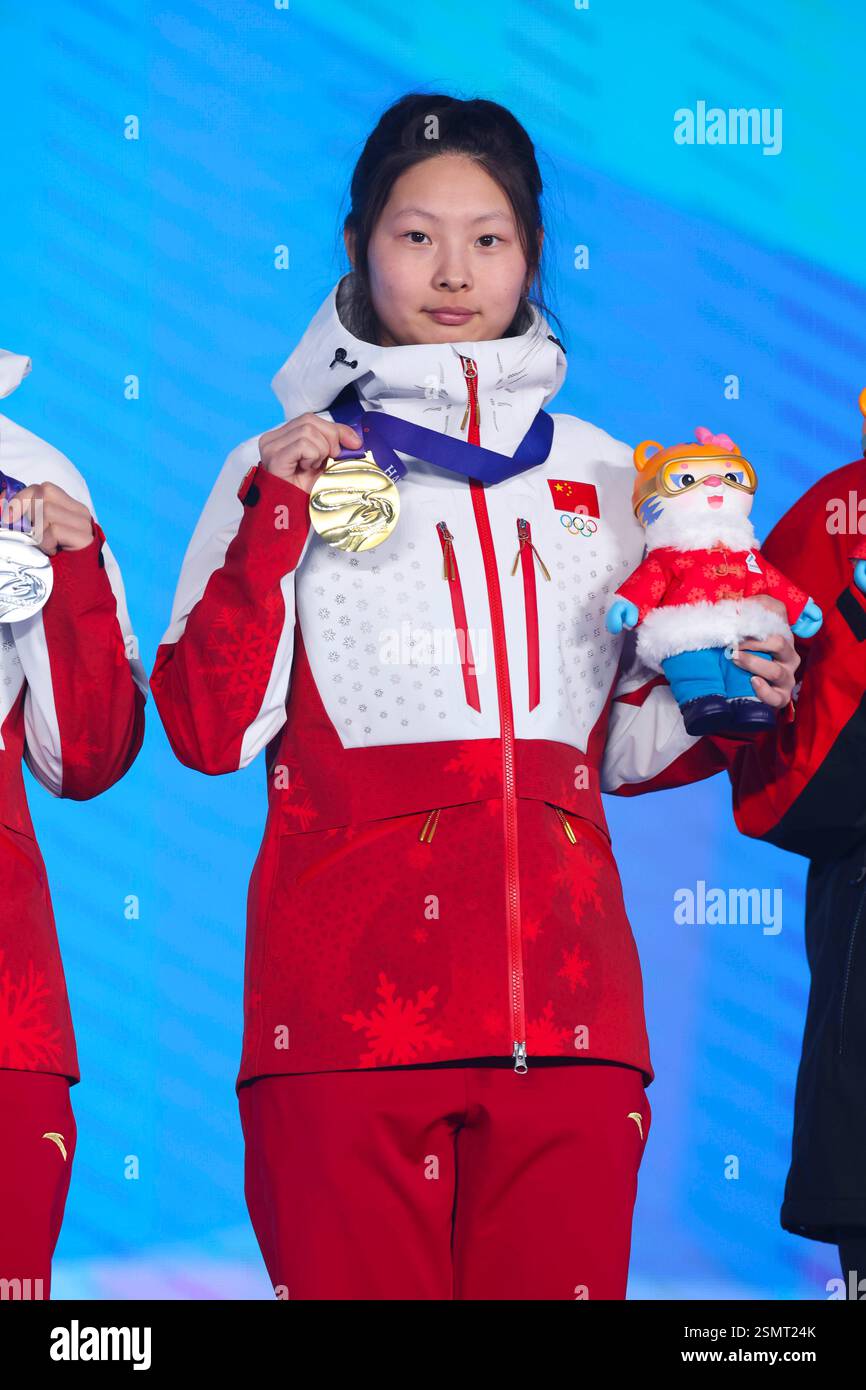 ZHANG Xiaonan (CHN), FEBRUARY 8, 2025 : Snowboard Women Slopestyle ...