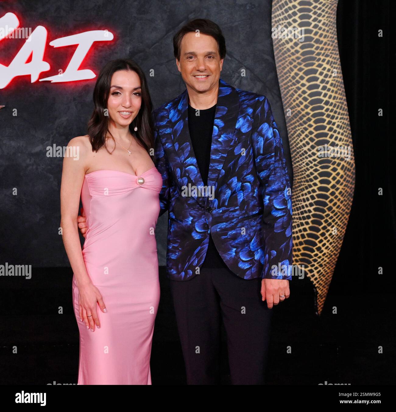 Los Angeles, United States. 12th Feb, 2025. Julia Macchio (L) and Ralph ...