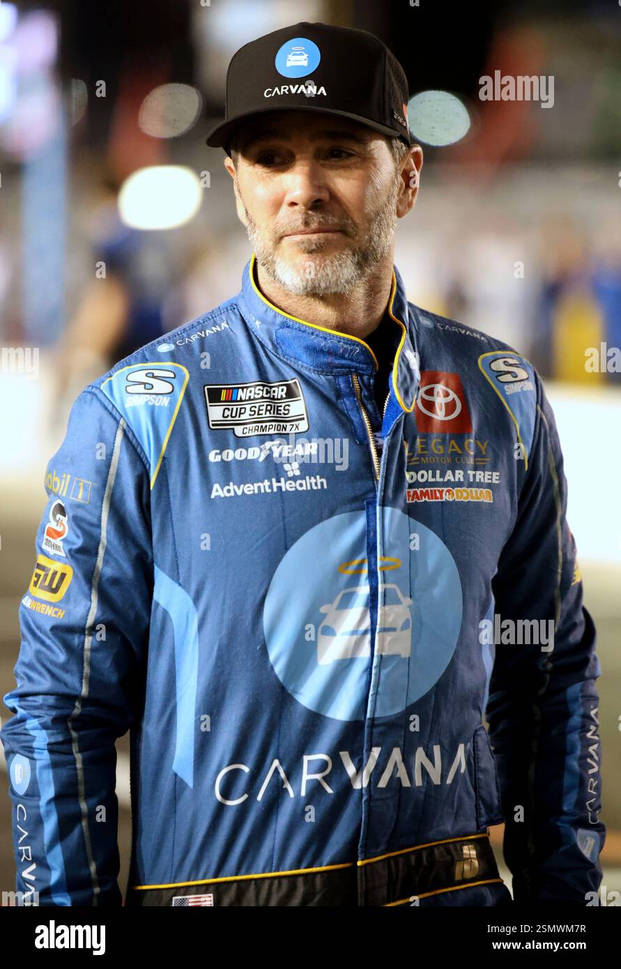 DAYTONA BEACH, FL - FEBRUARY 12: Jimmie Johnson (#84 Legacy Motor Club ...