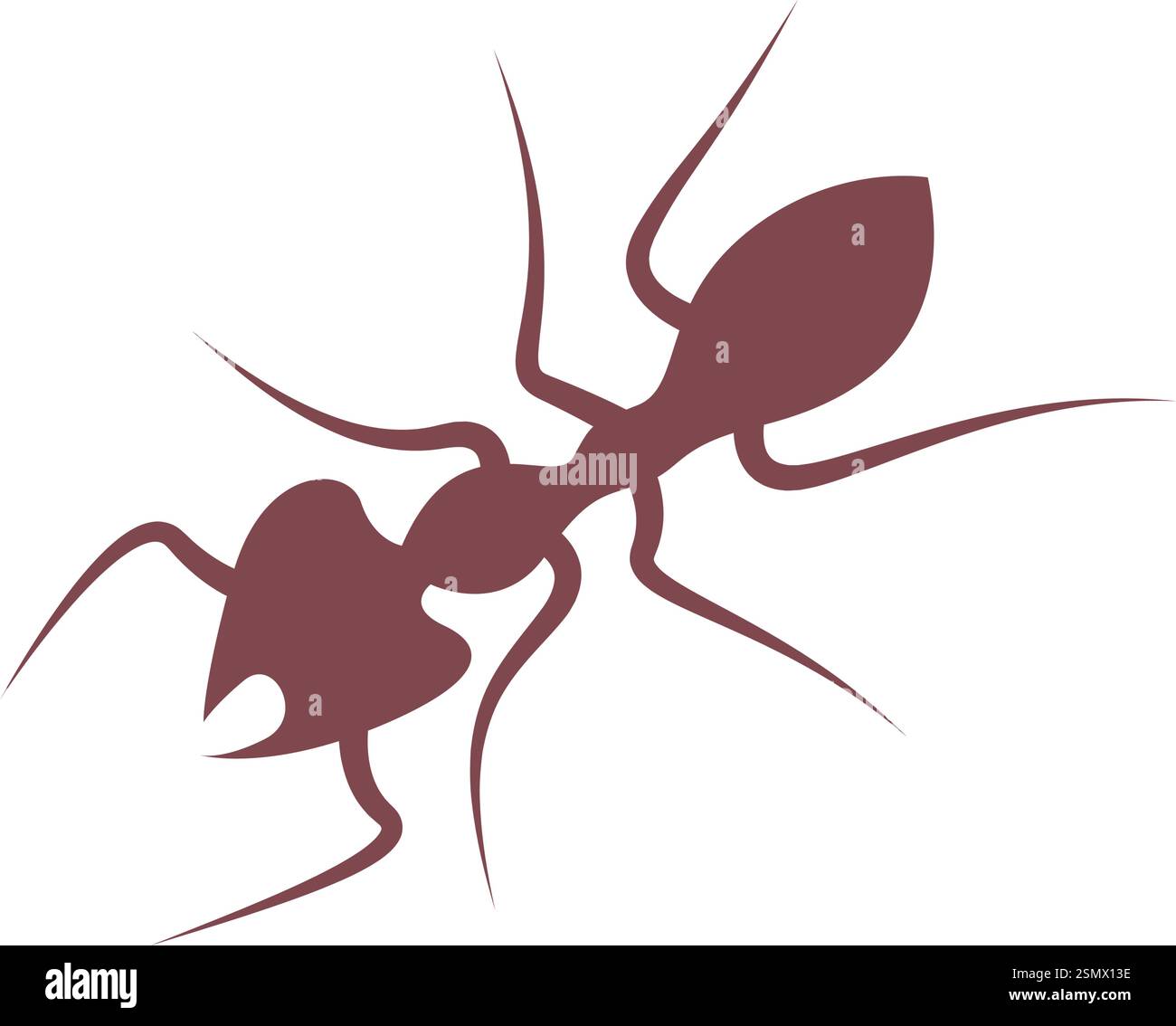 Ant logo icon design template Stock Vector