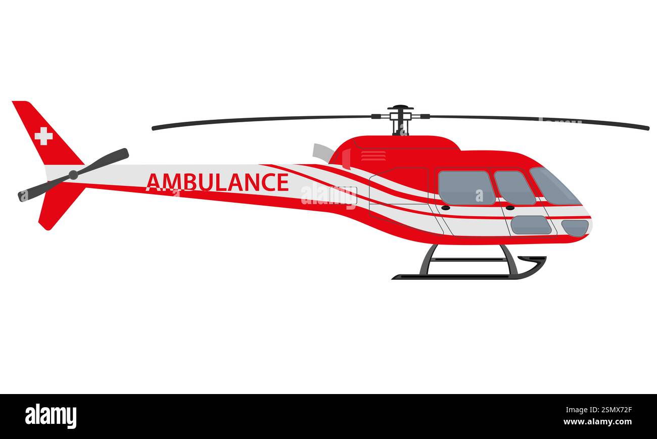 helicopter flat style vector illustration isolated on white background ...