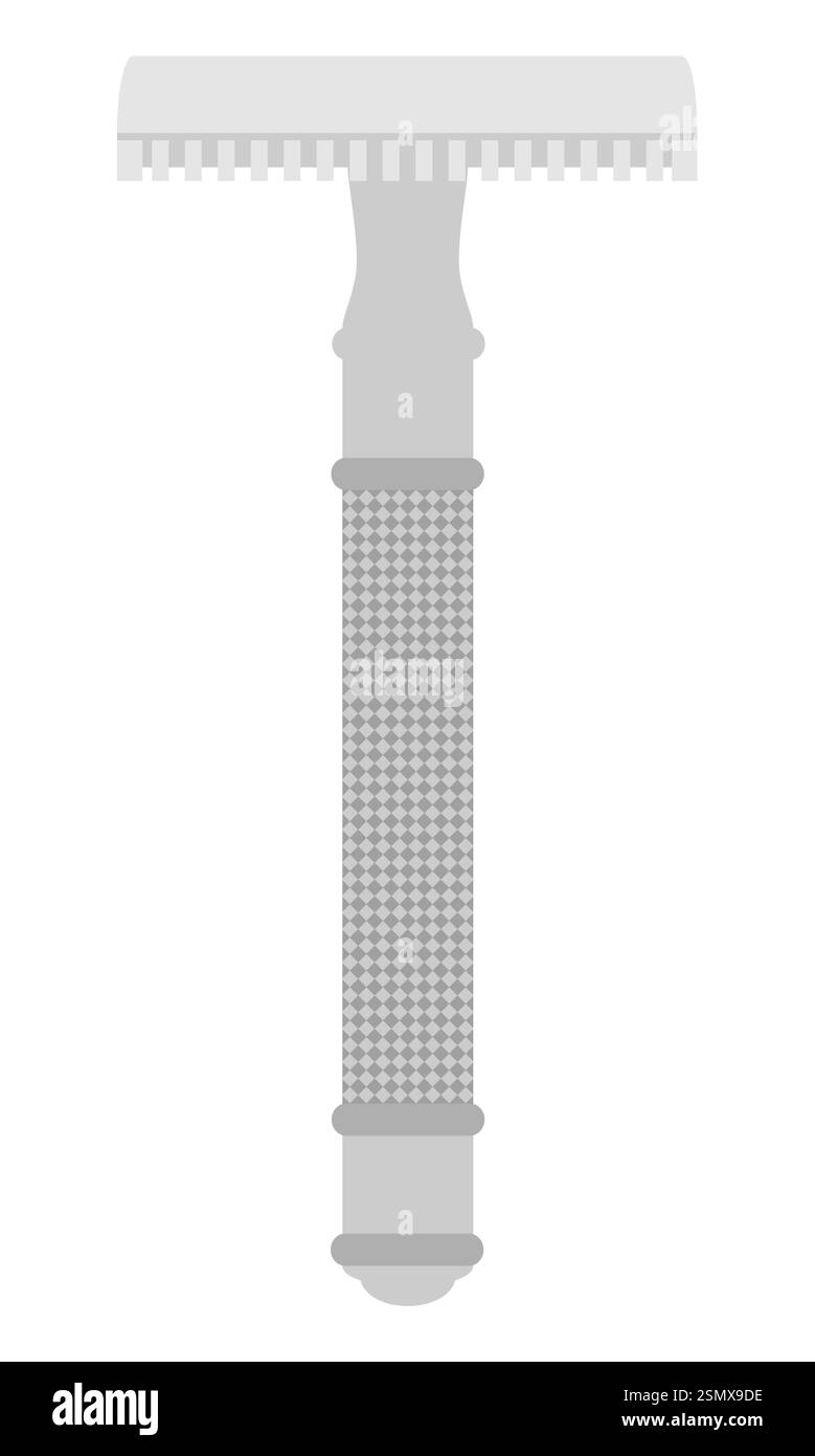 Flat Style Razor razor for shaving flat style vector illustration isolated on white ...